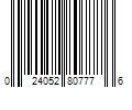 Barcode Image for UPC code 024052807776