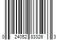 Barcode Image for UPC code 024052833263