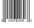 Barcode Image for UPC code 024057226268