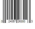 Barcode Image for UPC code 024057263003