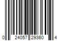 Barcode Image for UPC code 024057293604