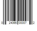 Barcode Image for UPC code 024065000072