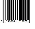 Barcode Image for UPC code 0240864029872