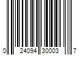 Barcode Image for UPC code 024094300037