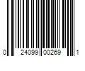 Barcode Image for UPC code 024099002691