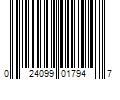 Barcode Image for UPC code 024099017947