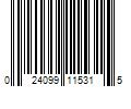 Barcode Image for UPC code 024099115315