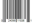 Barcode Image for UPC code 024099118361