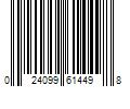 Barcode Image for UPC code 024099614498