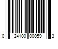 Barcode Image for UPC code 024100000593