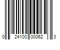 Barcode Image for UPC code 024100000623