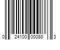 Barcode Image for UPC code 024100000883