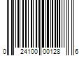 Barcode Image for UPC code 024100001286