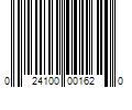 Barcode Image for UPC code 024100001620