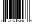 Barcode Image for UPC code 024100005666