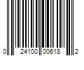 Barcode Image for UPC code 024100006182