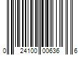 Barcode Image for UPC code 024100006366