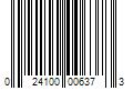 Barcode Image for UPC code 024100006373