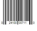 Barcode Image for UPC code 024100007110