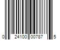 Barcode Image for UPC code 024100007875