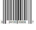 Barcode Image for UPC code 024100008087