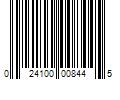 Barcode Image for UPC code 024100008445