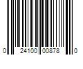 Barcode Image for UPC code 024100008780