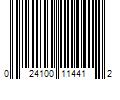 Barcode Image for UPC code 024100114412