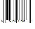 Barcode Image for UPC code 024100116621