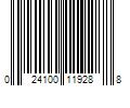 Barcode Image for UPC code 024100119288