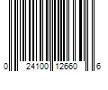 Barcode Image for UPC code 024100126606