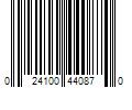 Barcode Image for UPC code 024100440870