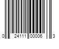 Barcode Image for UPC code 024111000063