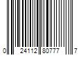 Barcode Image for UPC code 024112807777