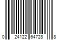 Barcode Image for UPC code 024122647288