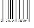 Barcode Image for UPC code 0241304763875