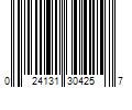 Barcode Image for UPC code 024131304257