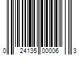 Barcode Image for UPC code 024135000063