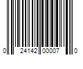 Barcode Image for UPC code 024142000070