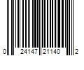 Barcode Image for UPC code 024147211402