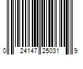 Barcode Image for UPC code 024147250319