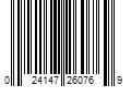 Barcode Image for UPC code 024147260769