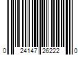 Barcode Image for UPC code 024147262220