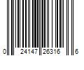 Barcode Image for UPC code 024147263166