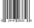 Barcode Image for UPC code 024147263326