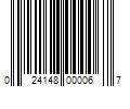 Barcode Image for UPC code 024148000067