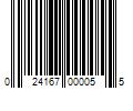 Barcode Image for UPC code 024167000055