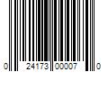 Barcode Image for UPC code 024173000070