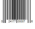 Barcode Image for UPC code 024177000076