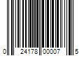 Barcode Image for UPC code 024178000075